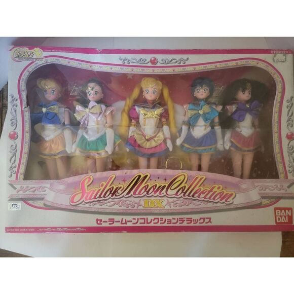 Vintage Japanese Sailor Moon Collection Action Figure Box Set NWOT - Picture 1 of 5
